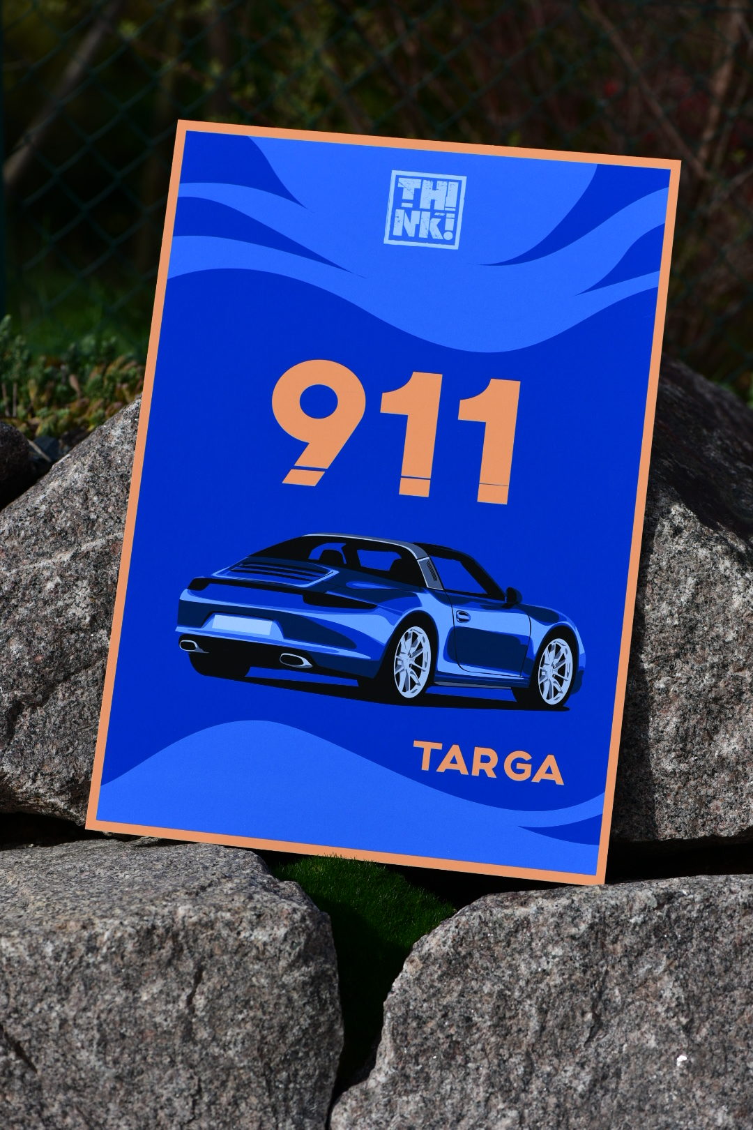 Porsche 911 Targa - Serigraphy - thINK and Flowinistar Porsche 911 Targa - Serigraphy - thINK and Flowinistar